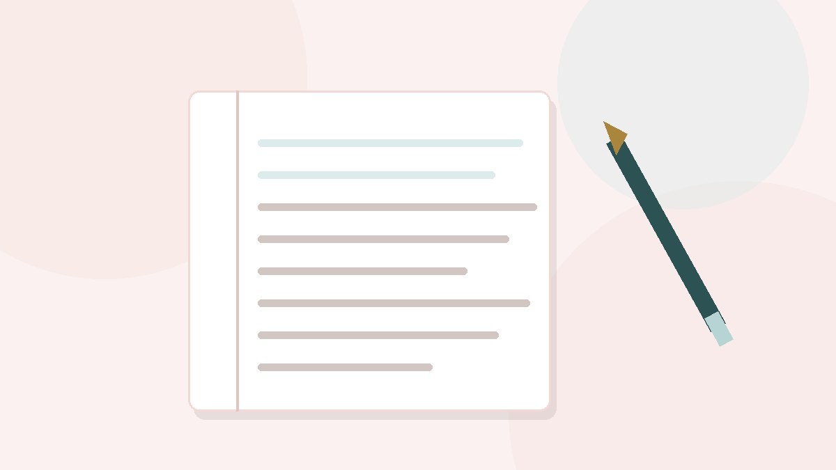Feuille manuscrite et stylo, document manuscrit du dossier d'admission en IFAP