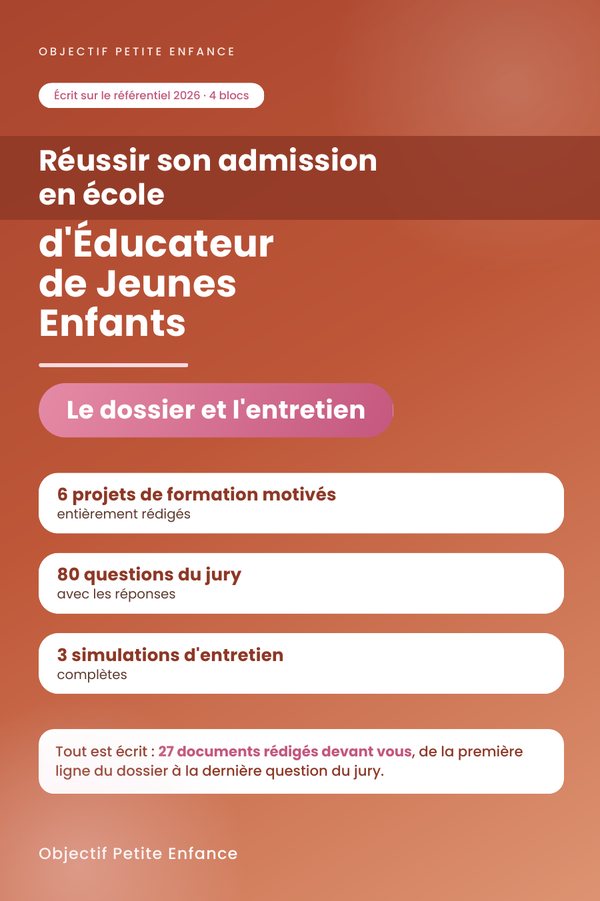 Réussir son admission en école d'éducateur de jeunes enfants