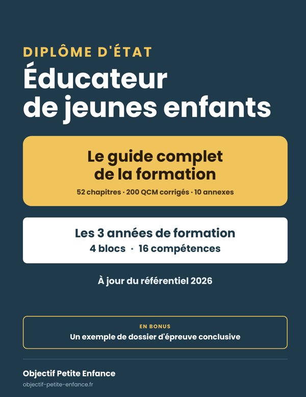 Éducateur de jeunes enfants - DEEJE, le guide complet des 3 années de formation