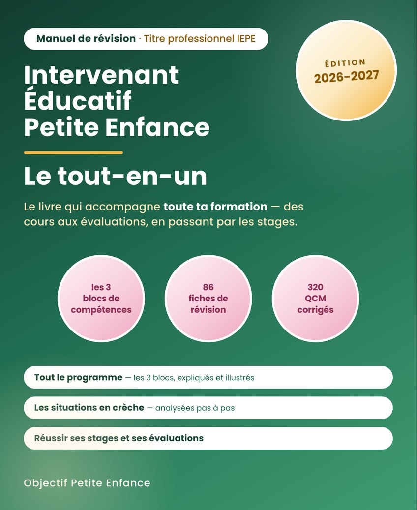 Intervenant Éducatif Petite Enfance — Le tout-en-un, manuel de révision du titre professionnel IEPE