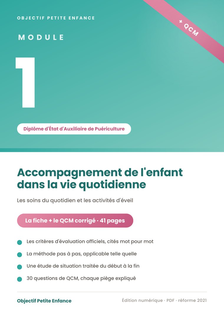 Le module 1 du DEAP offert — fiche de révision de 25 pages et questionnaire corrigé