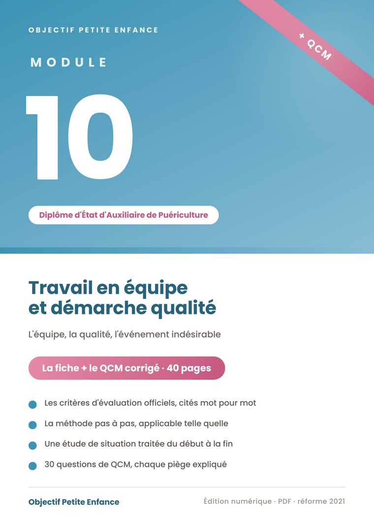 Fiche de révision du module 10 du DEAP et son questionnaire corrigé