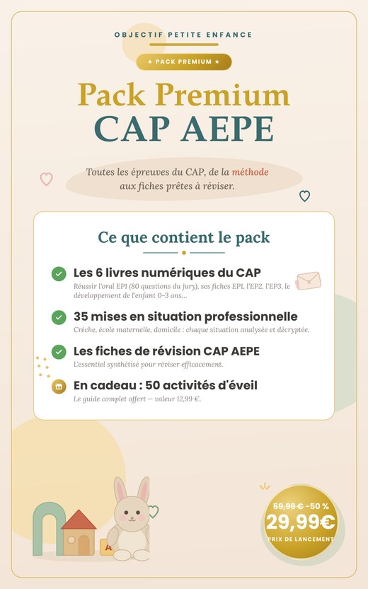 Pack Réussite Premium CAP AEPE — couverture officielle